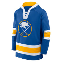 Buffalo Sabres Fanatics Inside Line Fleece Pullover Hoodie- Royal Hoodies