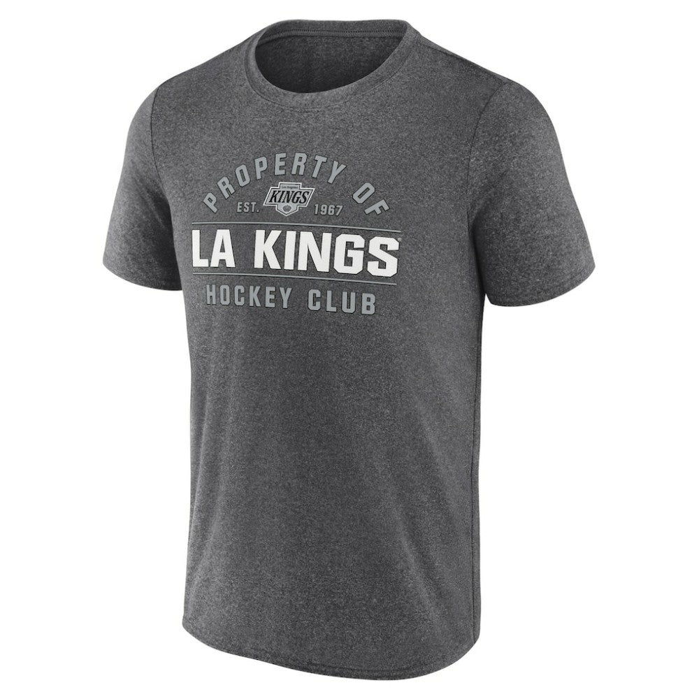 Los Angeles Kings Fanatics Property Of T-Shirt - Heather Charcoal T-shirts