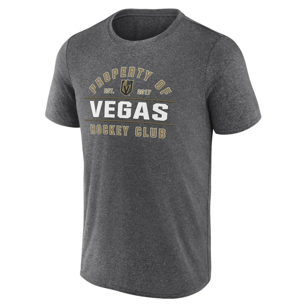 Vegas Golden Knights Fanatics Property Of T-Shirt - Heather Charcoal T-shirts