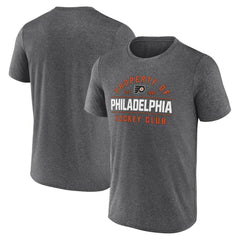 Philadelphia Flyers Fanatics Property Of T-Shirt - Heather Charcoal T-shirts