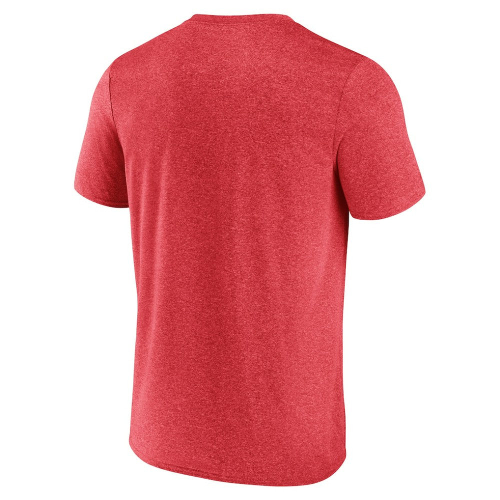 Calgary Flames Fanatics Property Of T-Shirt - Heather Red T-shirts