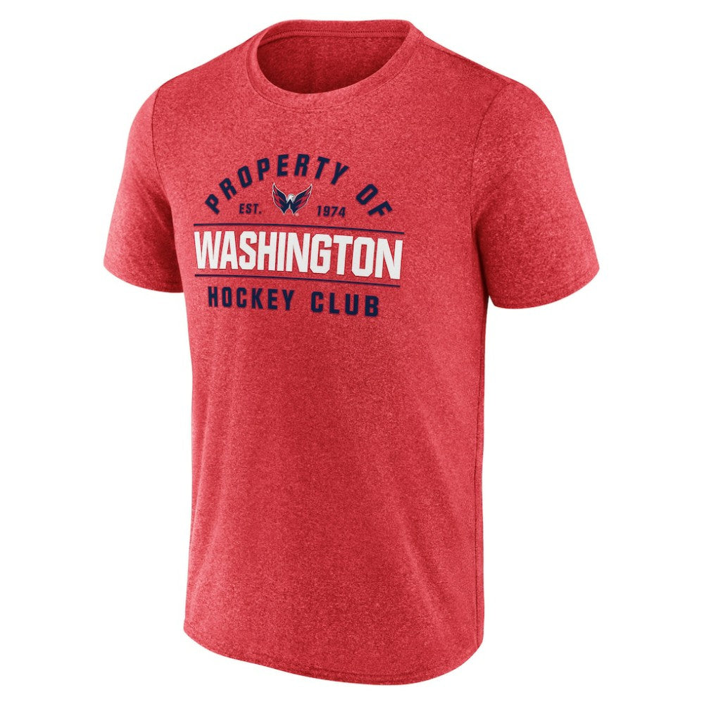 Washington Capitals Fanatics Property Of T-Shirt - Heather Red T-shirts