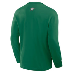 Dallas Stars Fanatics Rewind Long Sleeve T-Shirt - Kelly Green T-shirts