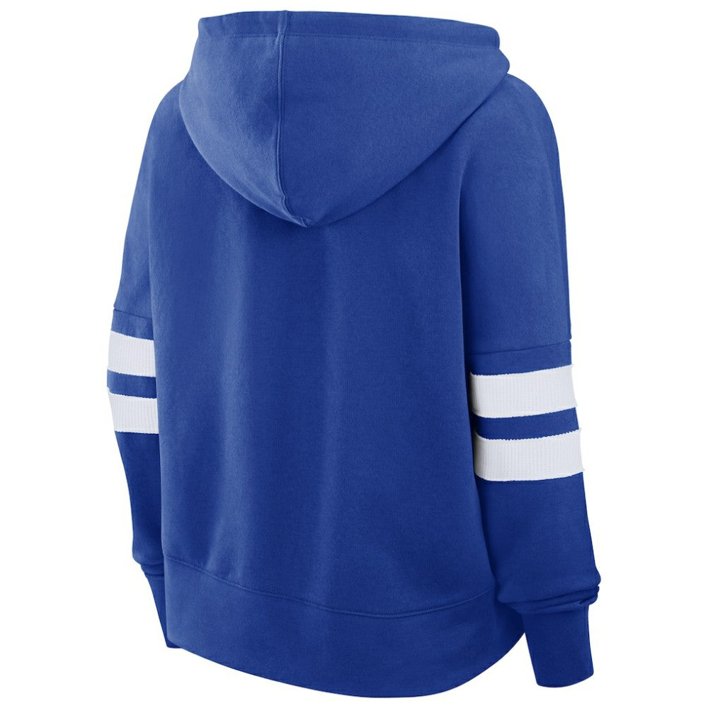 New York Rangers Fanatics Women's Oversized Seize Pullover Hoodie - Blue Hoodies