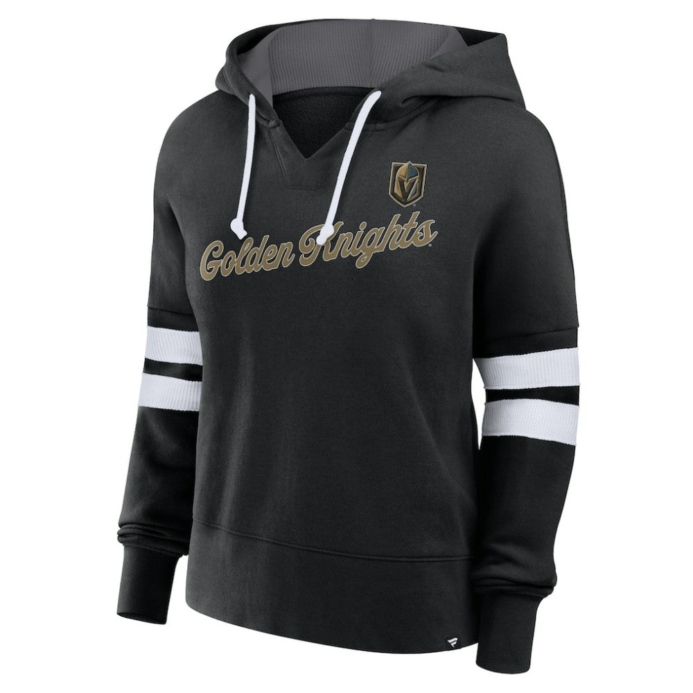 Vegas Golden Knights Fanatics Women's Oversized Seize Pullover Hoodie - Black Hoodies