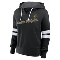 Vegas Golden Knights Fanatics Women's Oversized Seize Pullover Hoodie - Black Hoodies