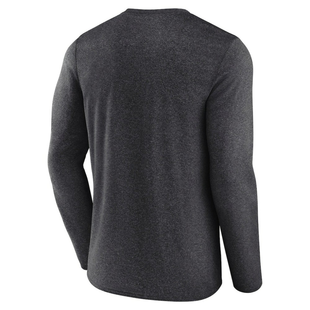 Vegas Golden Knights Fanatics Transition Long Sleeve T-Shirt - Heather Charcoal T-shirts