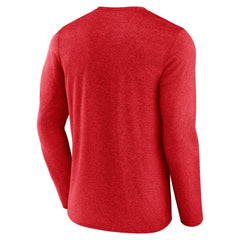 Carolina Hurricanes Fanatics Transition Long Sleeve T-Shirt - Heather Red T-shirts