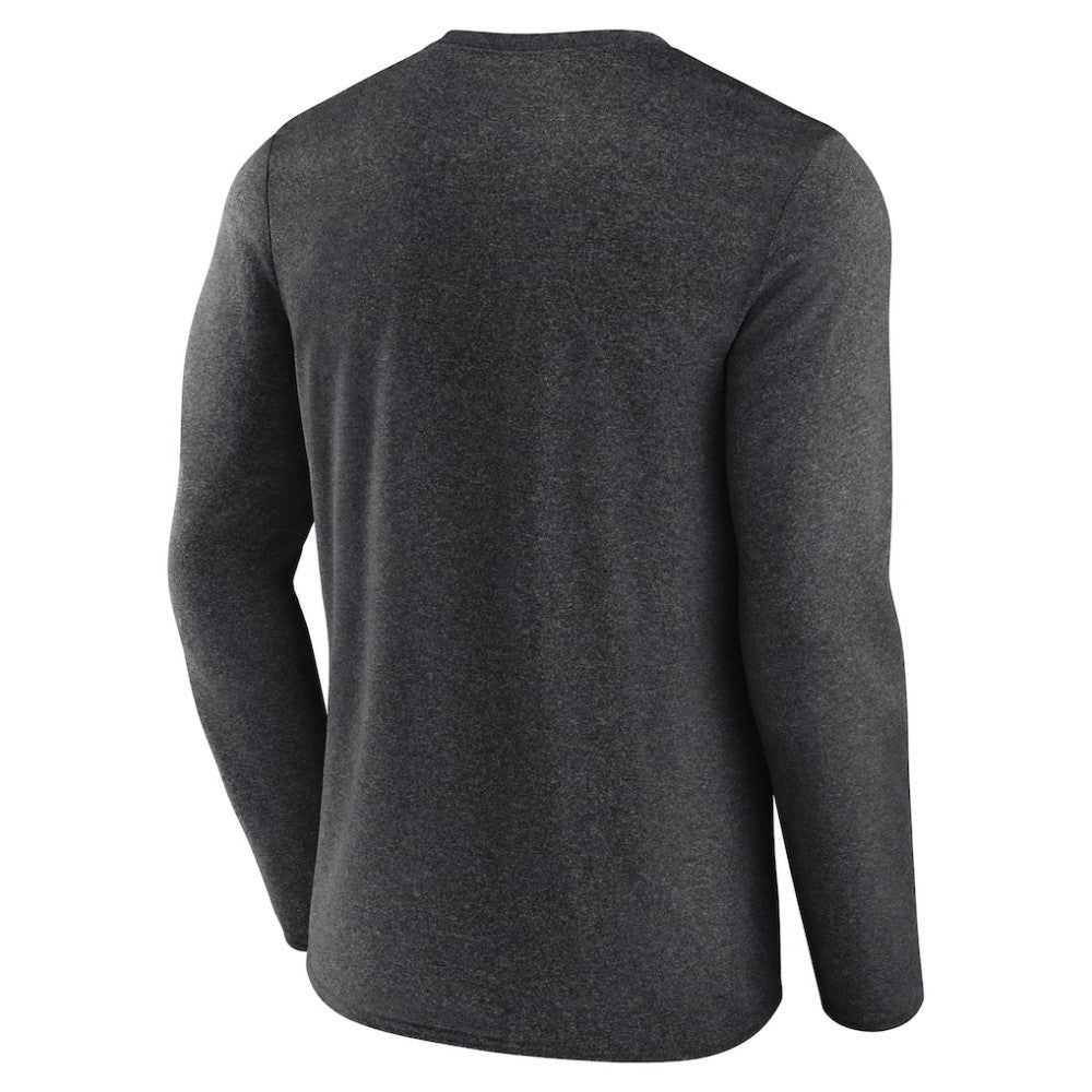 Boston Bruins Fanatics Transition Long Sleeve T-Shirt - Heather Charcoal T-shirts