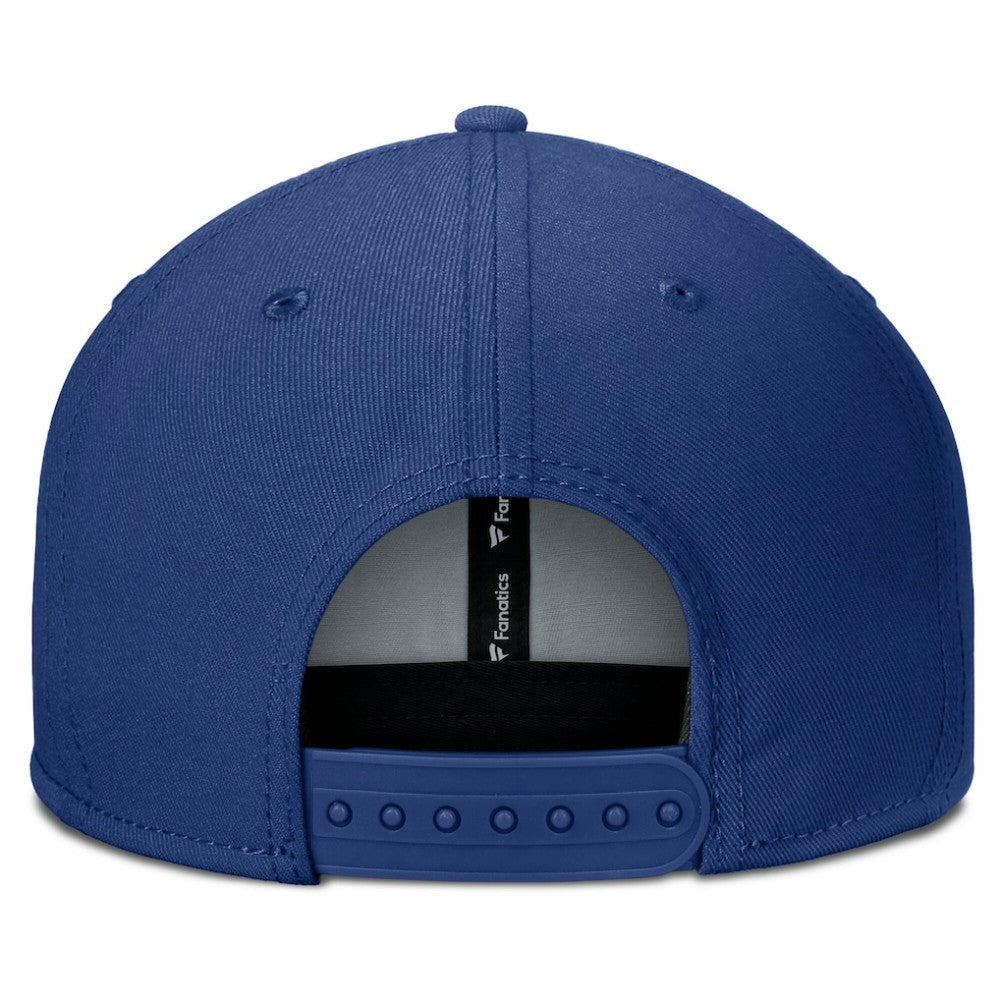 Toronto Maple Leafs Fanatics Fundamental Gino Stack Snapback Hat - Blue Hats