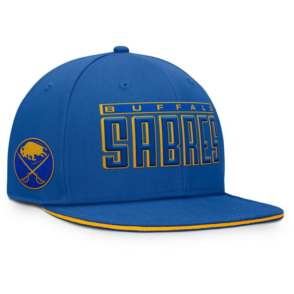 Buffalo Sabres Fanatics Fundamental Gino Stack Snapback Hat - Royal Hats
