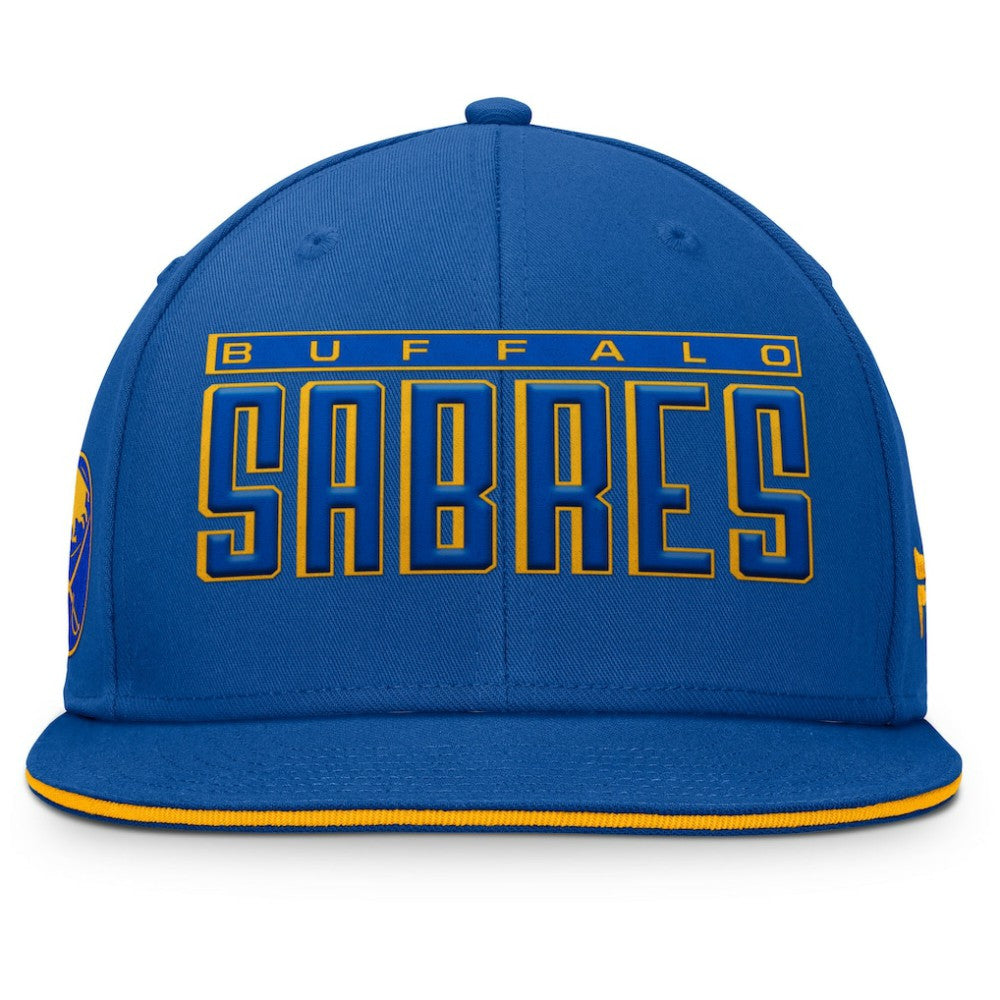 Buffalo Sabres Fanatics Fundamental Gino Stack Snapback Hat - Royal Hats