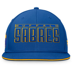 Buffalo Sabres Fanatics Fundamental Gino Stack Snapback Hat - Royal Hats