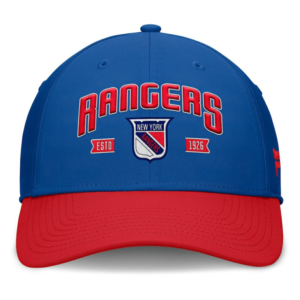New York Rangers Fanatics Heritage Captain Flex Hat - Blue/Red Hats