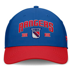 New York Rangers Fanatics Heritage Captain Flex Hat - Blue/Red Hats