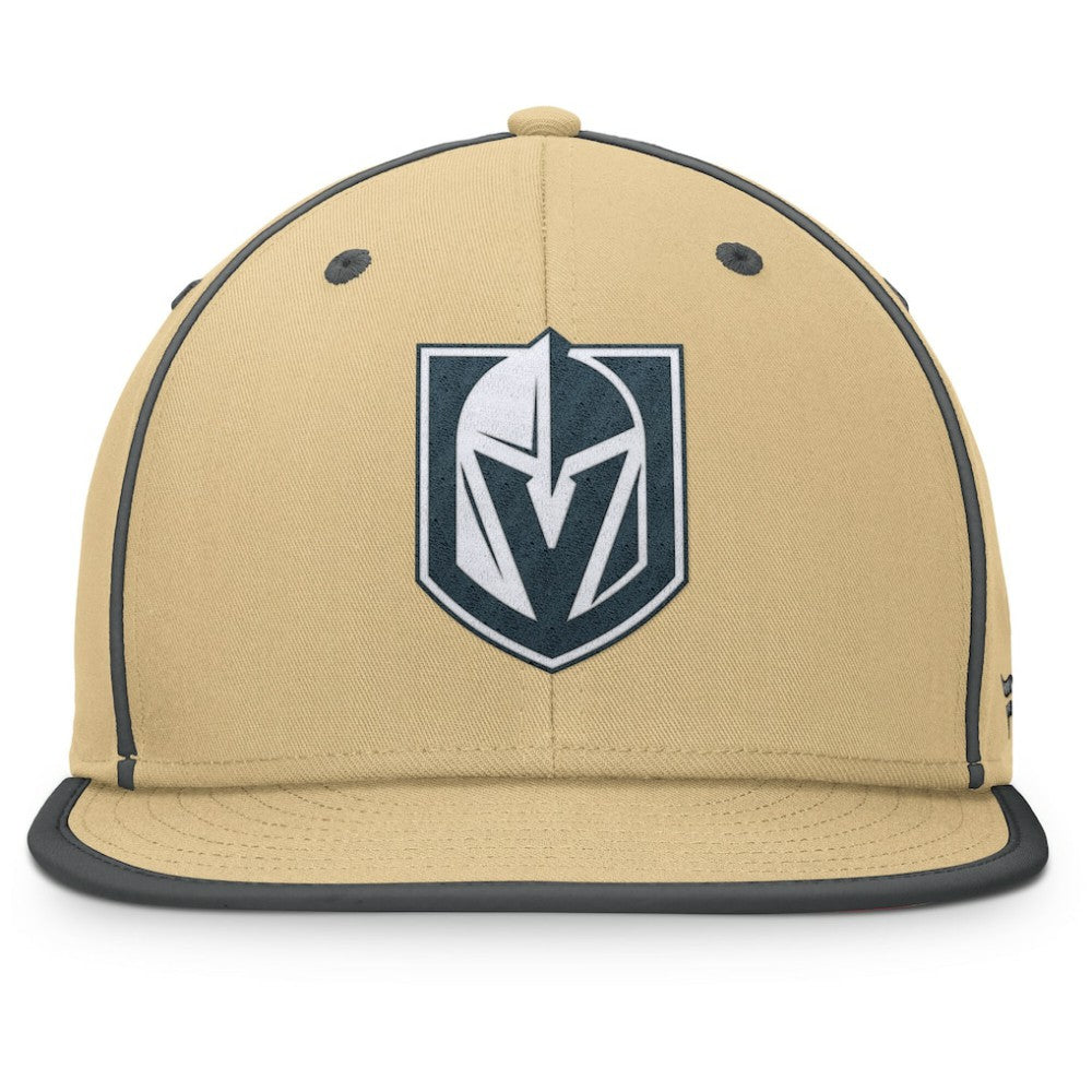 Vegas Golden Knights Fanatics Heritage Ice Time Fitted Hat - Gold Hats