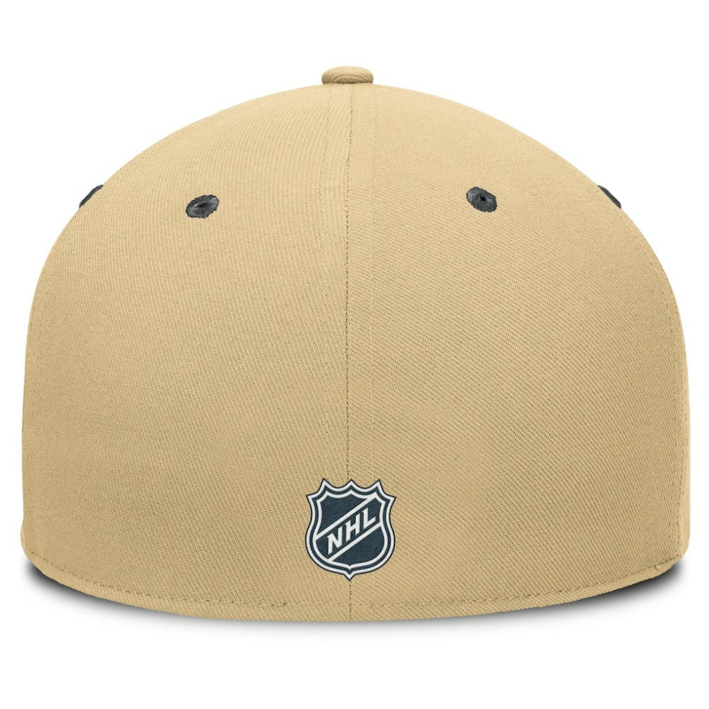 Vegas Golden Knights Fanatics Heritage Ice Time Fitted Hat - Gold Hats