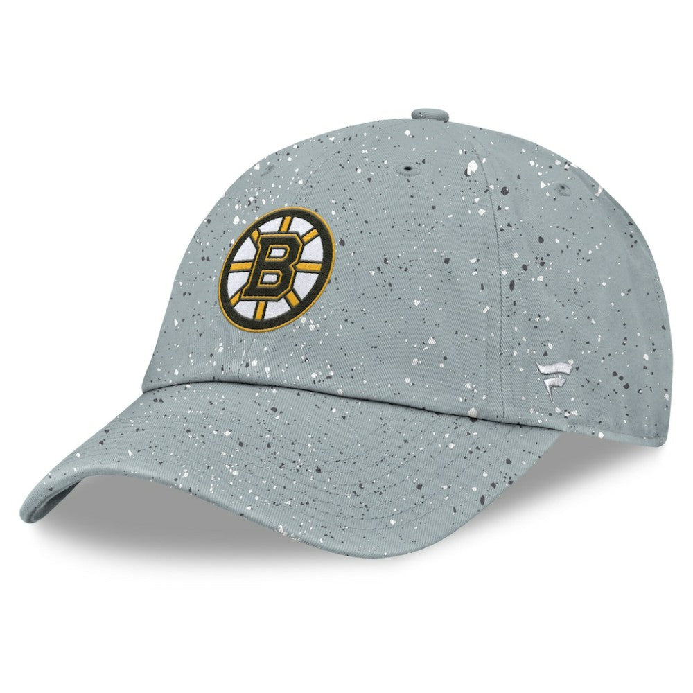 Boston Bruins Fanatics Women's Heritage Snow Day Speckle Adjustable Hat - Gray Hats