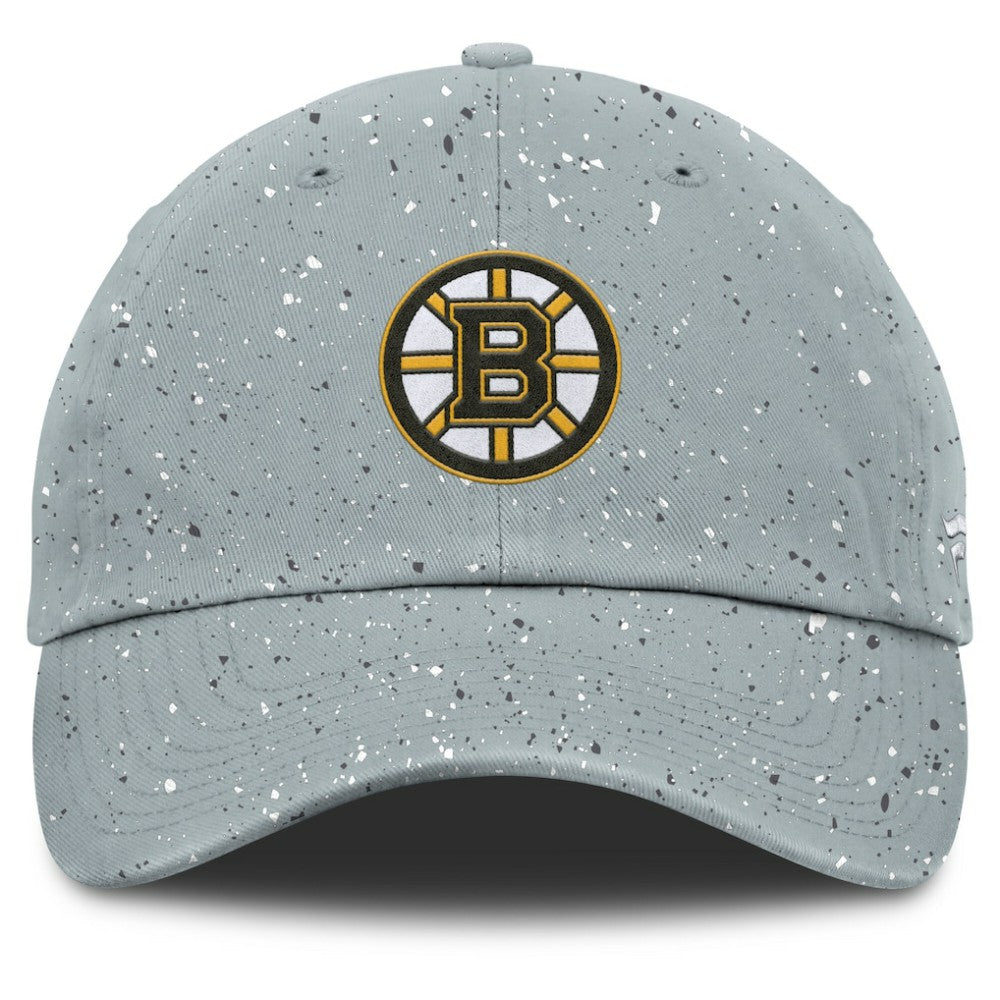 Boston Bruins Fanatics Women's Heritage Snow Day Speckle Adjustable Hat - Gray Hats