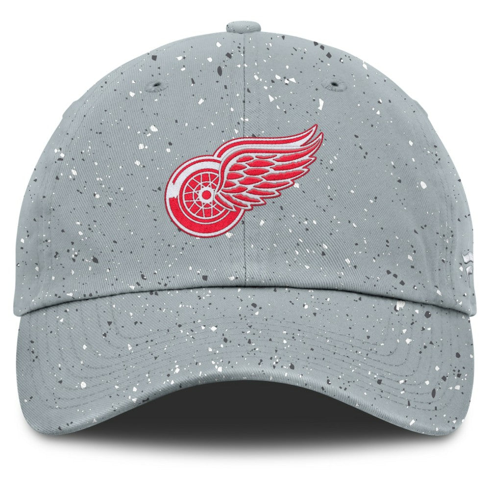 Detroit Red Wings Fanatics Women's Heritage Snow Day Speckle Adjustable Hat - Gray Hats