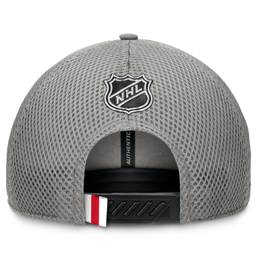 New York Rangers Fanatics Authentic Pro Home Ice Trucker Adjustable Hat - Gray Hats