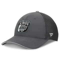 Los Angeles Kings Fanatics Authentic Pro Home Ice Trucker Adjustable Hat - Gray Hats