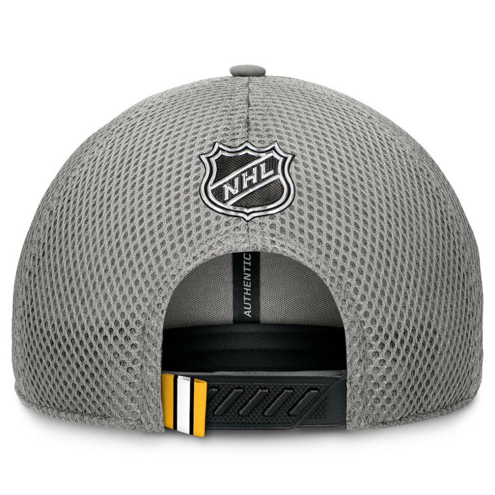 Boston Bruins Fanatics Authentic Pro Home Ice Trucker Adjustable Hat - Gray Hats
