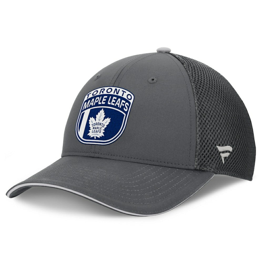 Toronto Maple Leafs Fanatics Authentic Pro Home Ice Trucker Adjustable Hat - Gray Hats