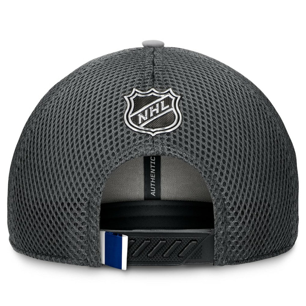 Toronto Maple Leafs Fanatics Authentic Pro Home Ice Trucker Adjustable Hat - Gray Hats