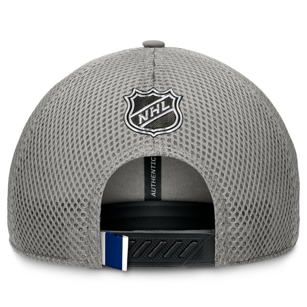 Toronto Maple Leafs Fanatics Authentic Pro Home Ice Trucker Adjustable Hat - Gray Hats