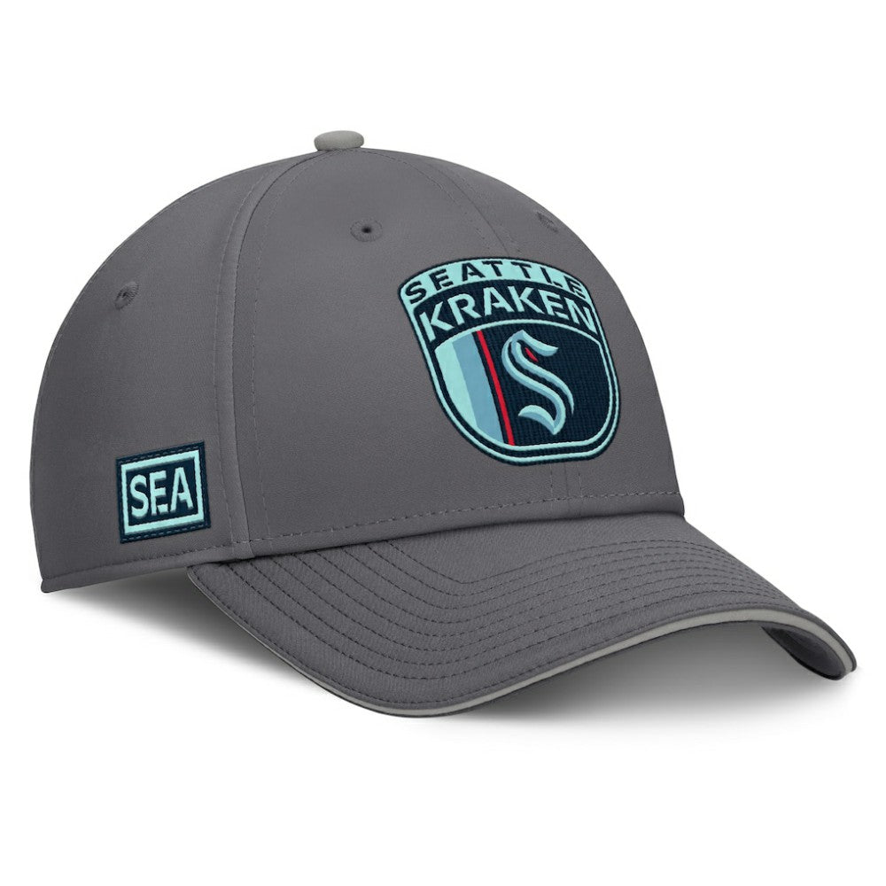 Seattle Kraken Fanatics Home Ice Flex Hat - Gray Hats