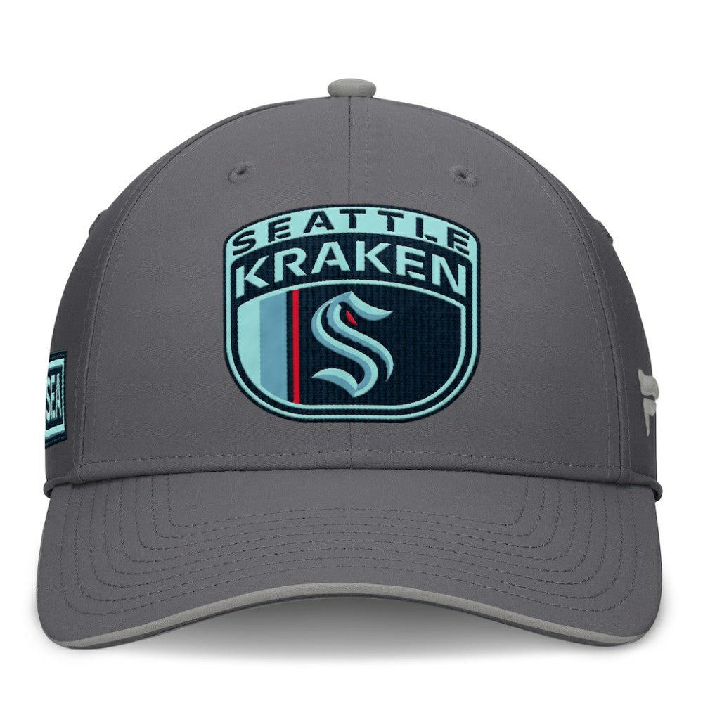 Seattle Kraken Fanatics Home Ice Flex Hat - Gray Hats