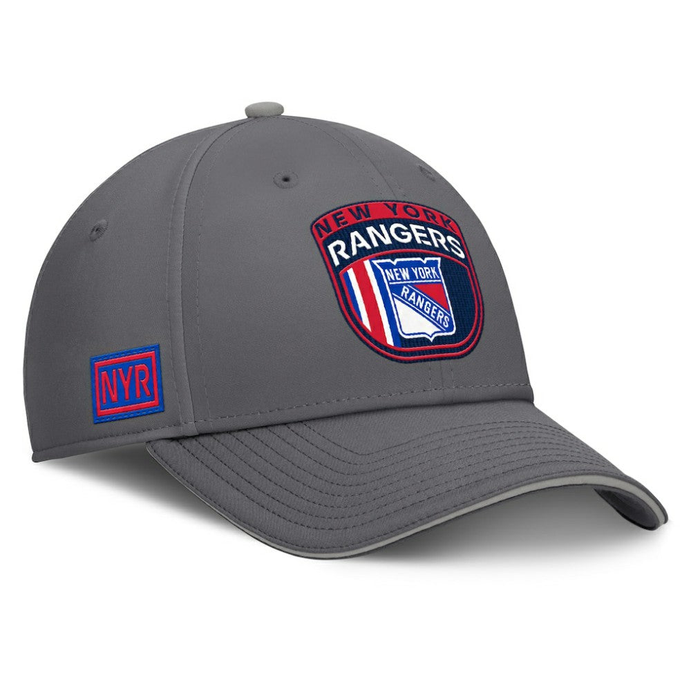 New York Rangers Fanatics Home Ice Flex Hat - Gray Hats