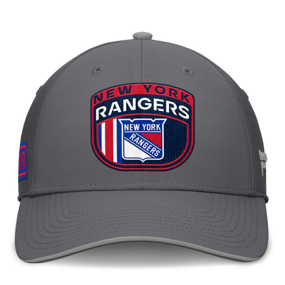 New York Rangers Fanatics Home Ice Flex Hat - Gray Hats