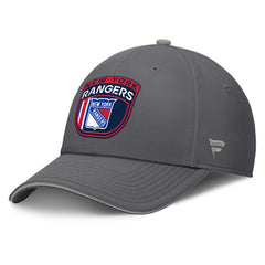 New York Rangers Fanatics Home Ice Flex Hat - Gray Hats