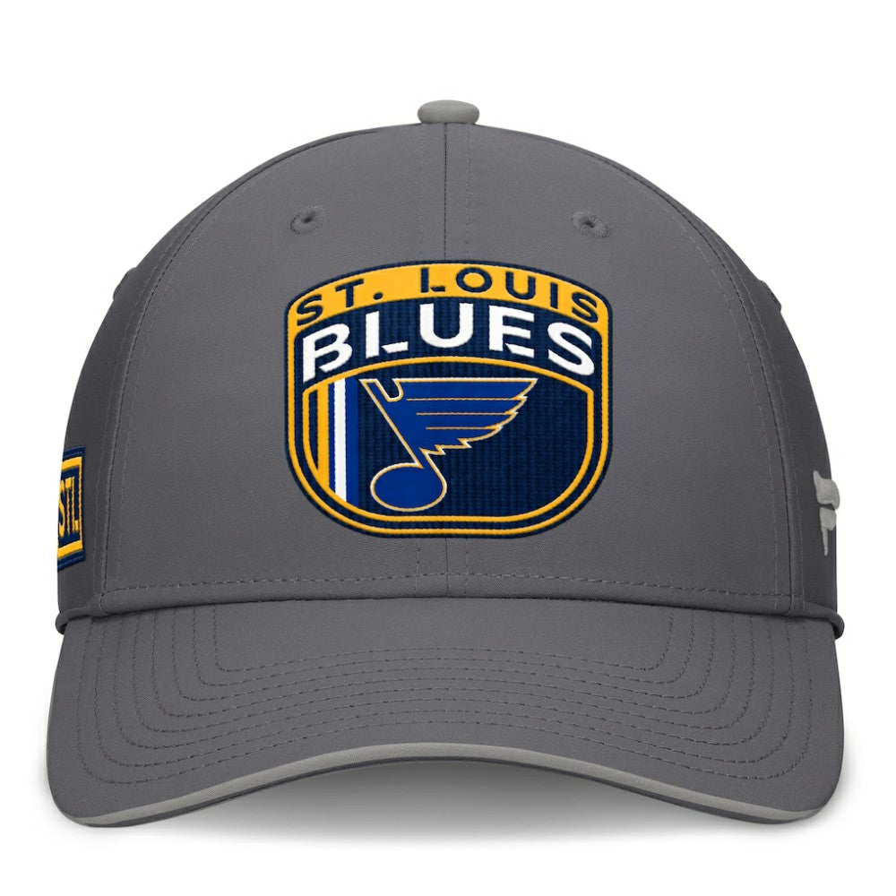 St. Louis Blues Fanatics Home Ice Flex Hat - Gray Hats