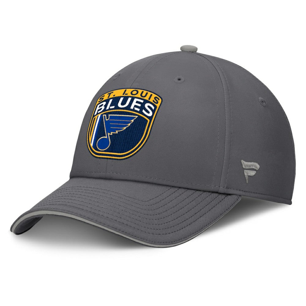 St. Louis Blues Fanatics Home Ice Flex Hat - Gray Hats