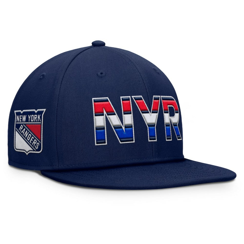 New York Rangers Fanatics Authentic Pro Alternate Jersey Snapback Hat - Navy Jerseys