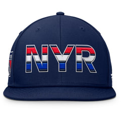 New York Rangers Fanatics Authentic Pro Alternate Jersey Snapback Hat - Navy Jerseys