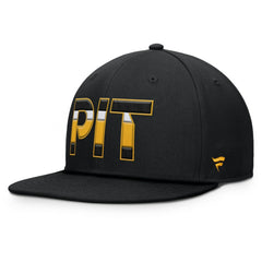 Pittsburgh Penguins Fanatics Authentic Pro Alternate Jersey Snapback Hat - Black Jerseys