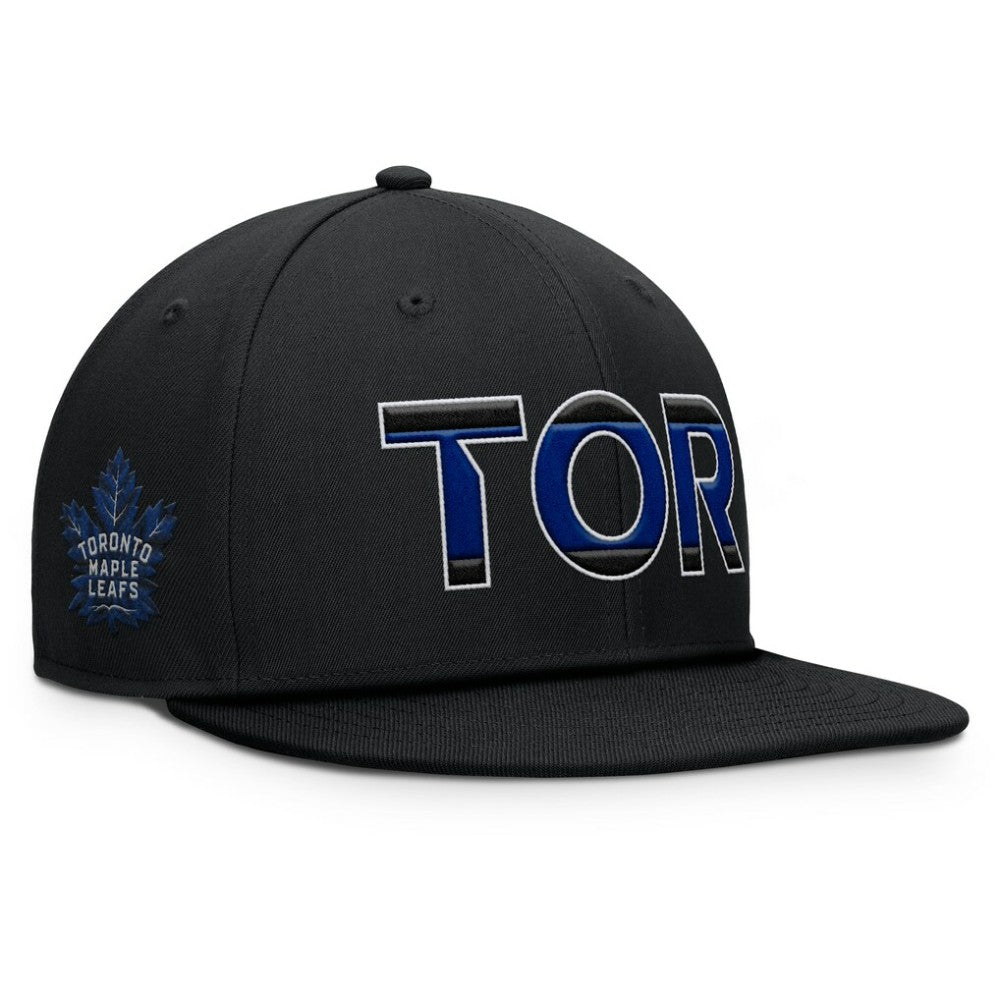 Toronto Maple Leafs Fanatics Authentic Pro Alternate Jersey Snapback Hat - Black Jerseys