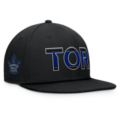 Toronto Maple Leafs Fanatics Authentic Pro Alternate Jersey Snapback Hat - Black Jerseys