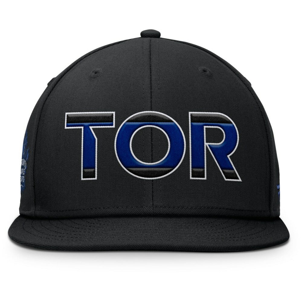 Toronto Maple Leafs Fanatics Authentic Pro Alternate Jersey Snapback Hat - Black Jerseys