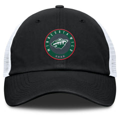 Minnesota Wild Fanatics Averie Trucker Adjustable Hat - Black/Gray Hats