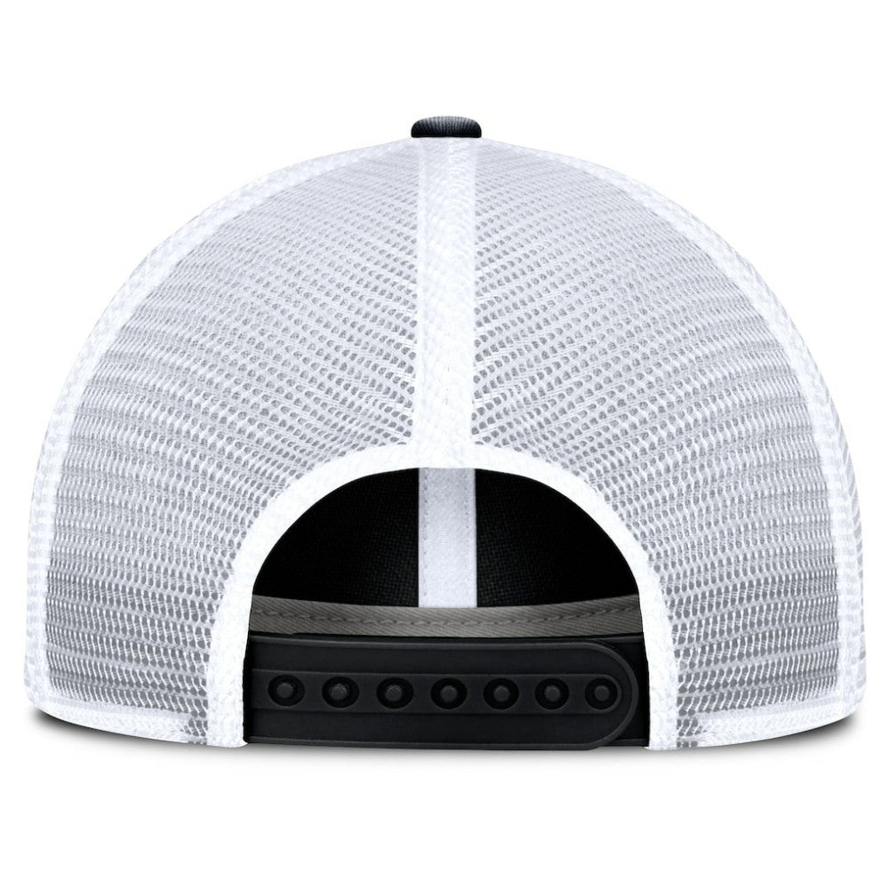 Boston Bruins Fanatics Averie Trucker Adjustable Hat - Black/White Hats