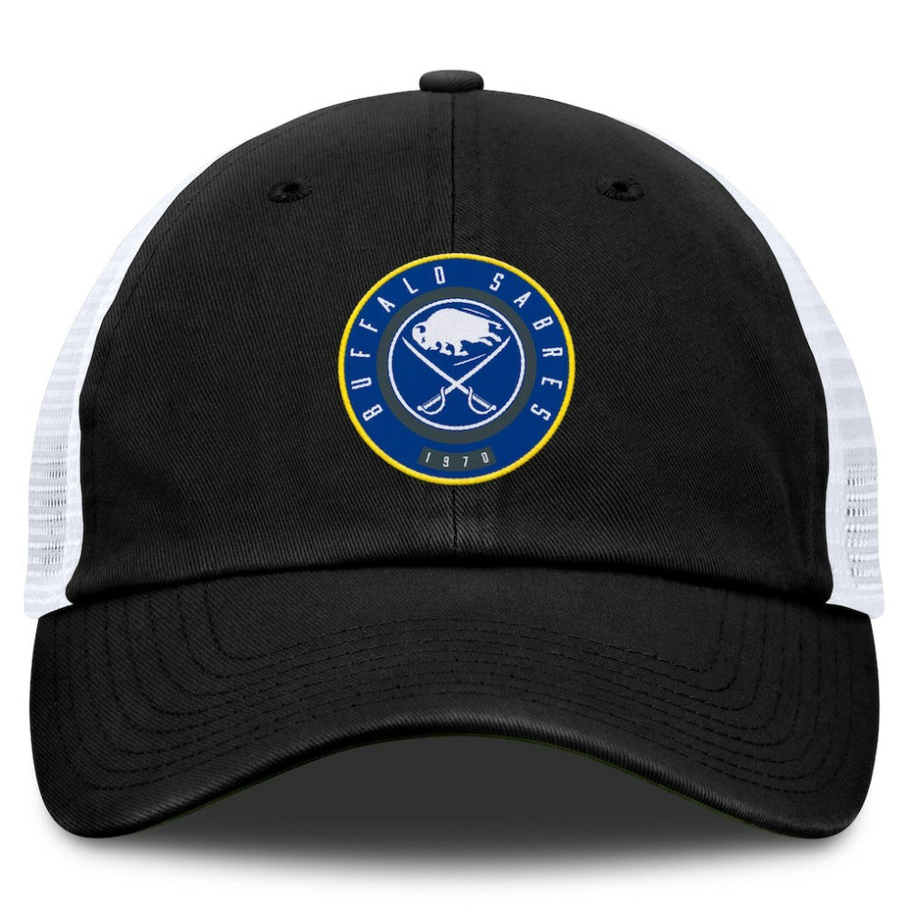Buffalo Sabres Fanatics Averie Trucker Adjustable Hat - Black/White Hats