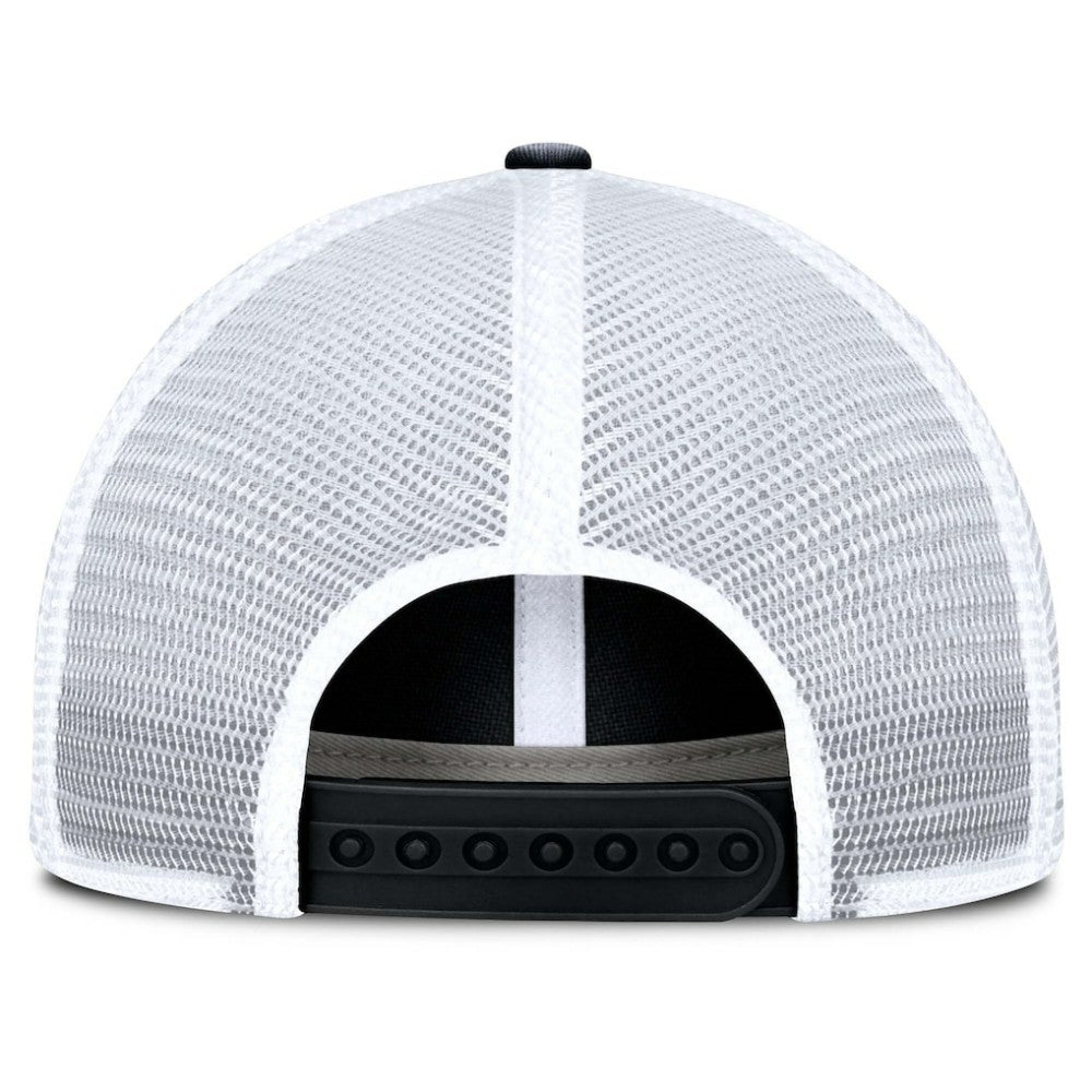 Chicago Blackhawks Fanatics Averie Trucker Adjustable Hat - Black/White Hats