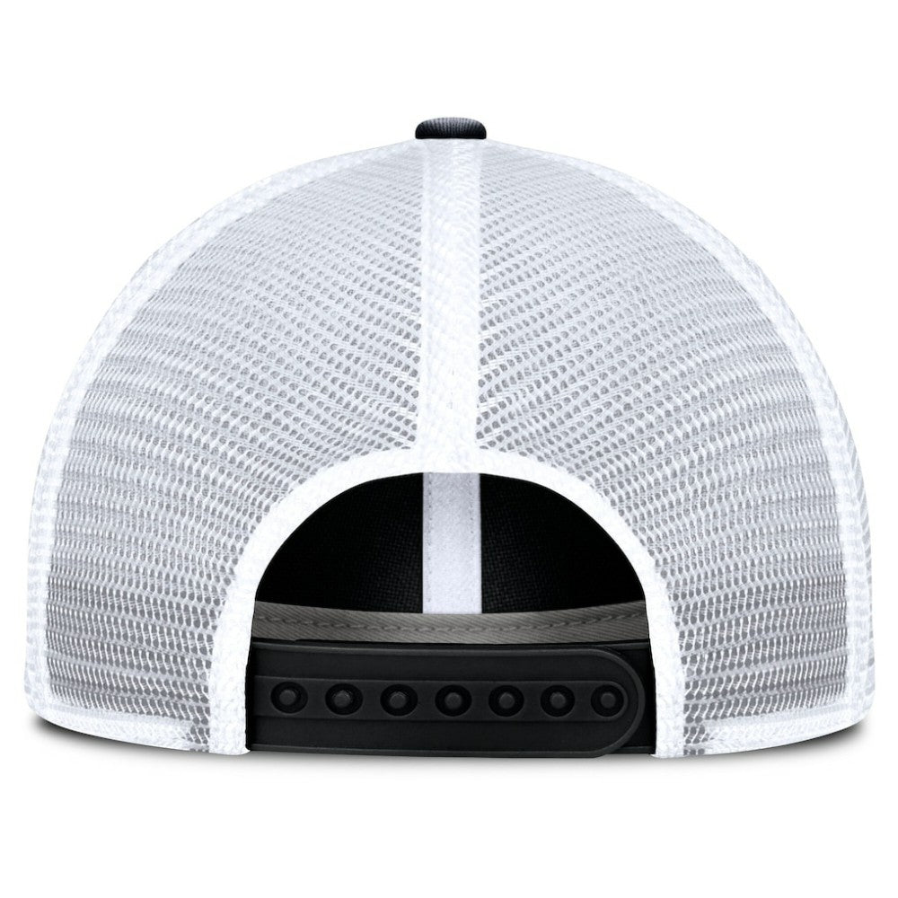 Nashville Predators Fanatics Averie Trucker Adjustable Hat - Black/White Hats