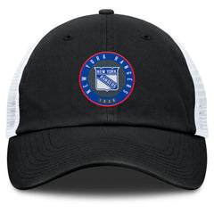 New York Rangers Fanatics Averie Trucker Adjustable Hat - Black/Gray Hats