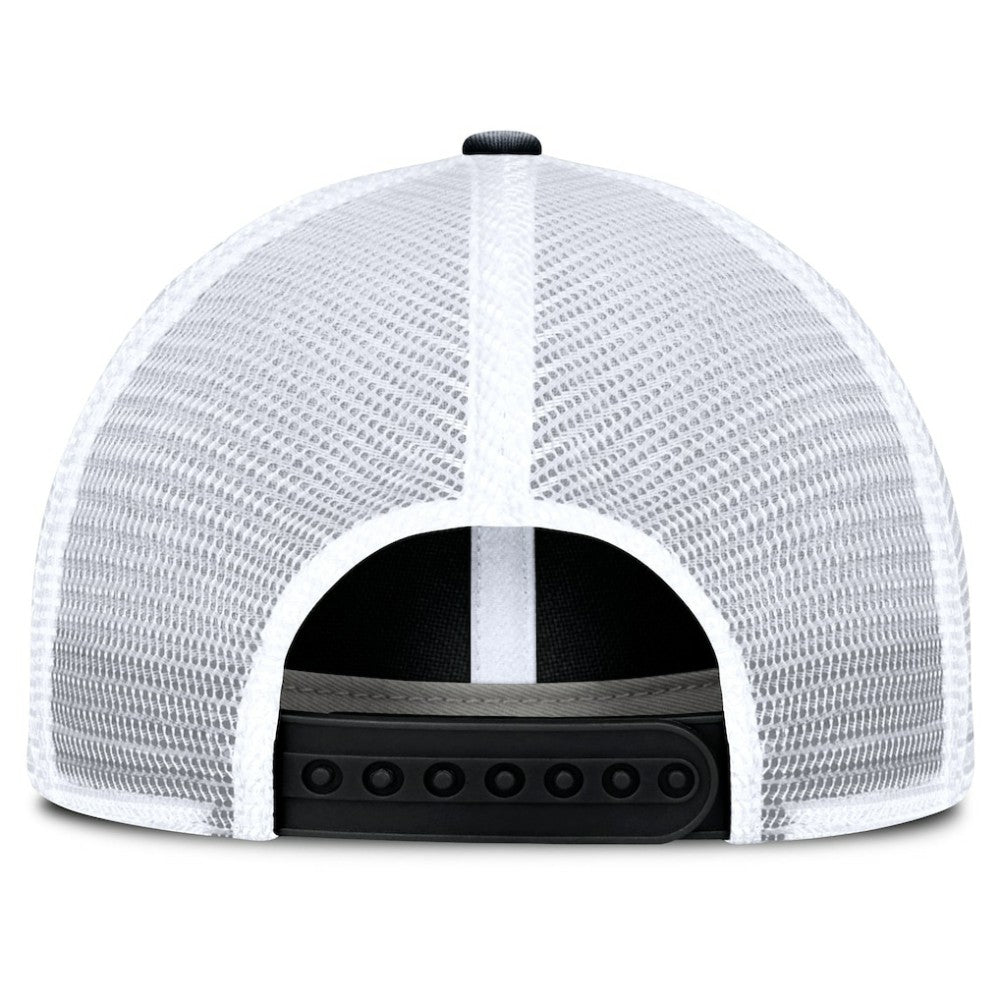 St. Louis Blues Fanatics Averie Trucker Adjustable Hat - Black/White Hats